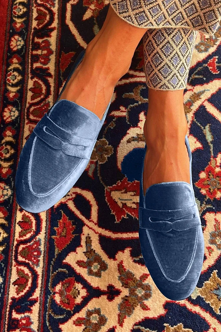 Lorenza | Velvet Loafers