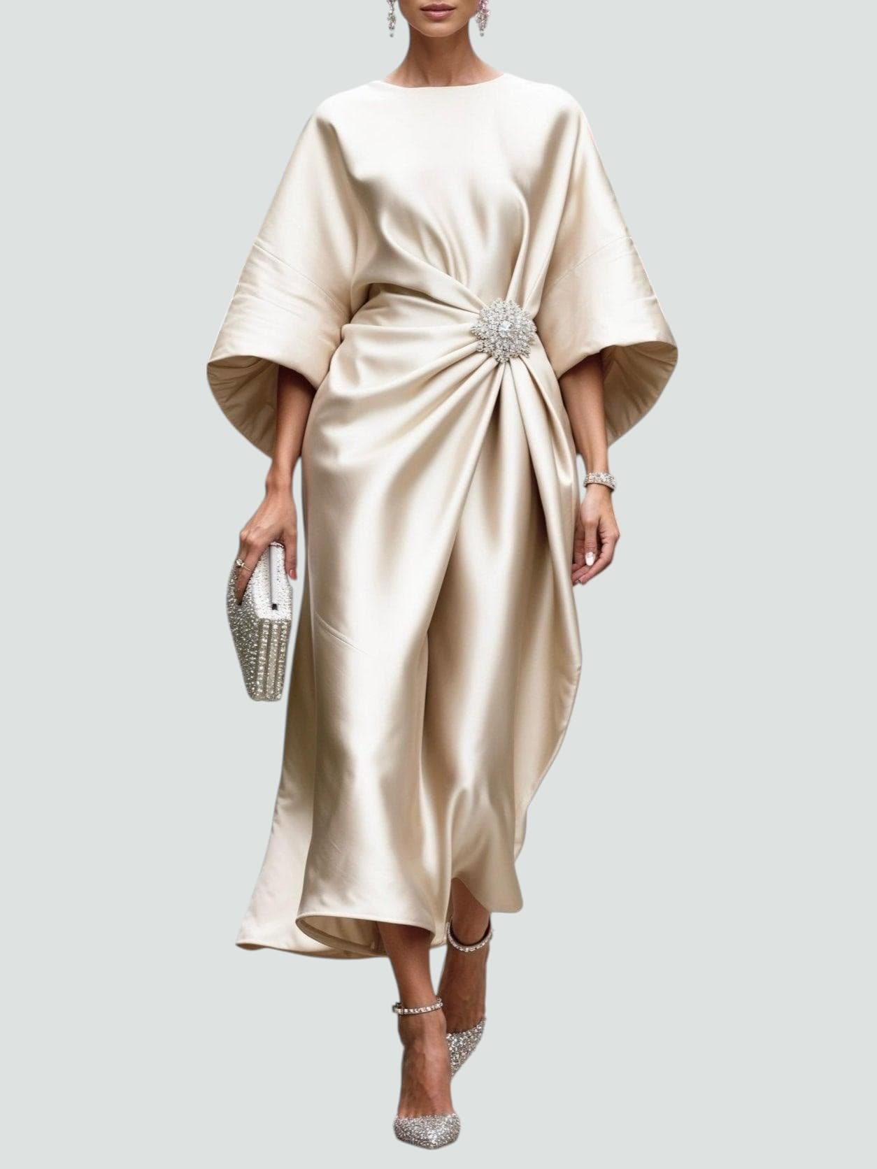 GABRIELLA | Long Evening Dress with Luxury Detail and Timeless Elegance