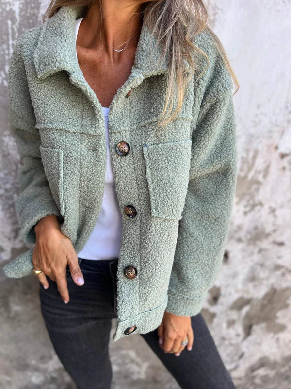 Dion™ | Elegant Short Coat with Lapels and Chic