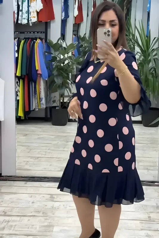 FLEUR™ | Elegant midi dress with a flattering fit and timeless style