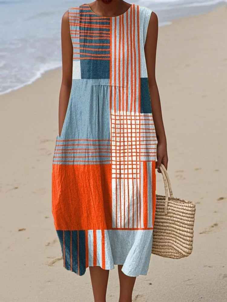 Poppy - Modern Patchwork Dress