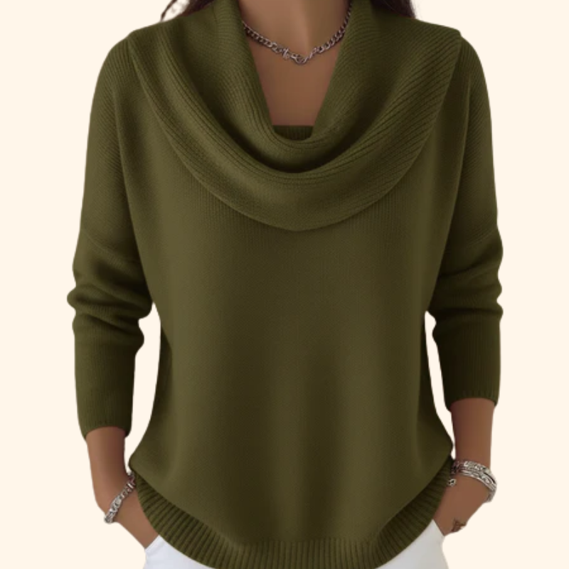 Victoire™ | Soft Pullover with Cowl Neck