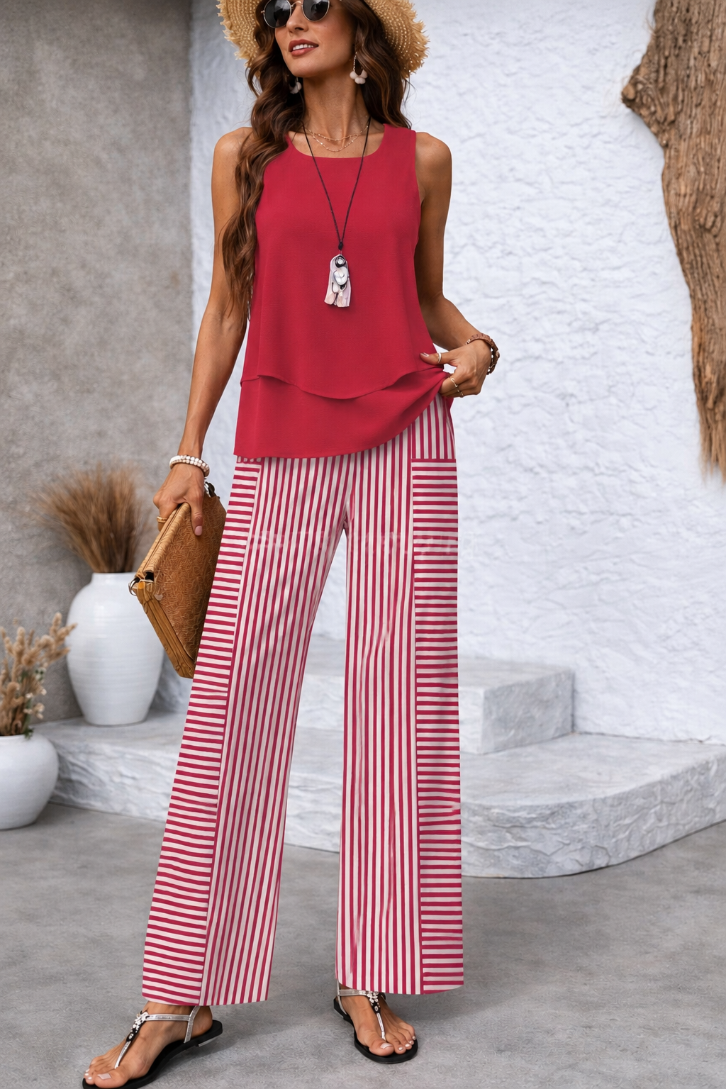 Rosavienne | Striped Riviera Set
