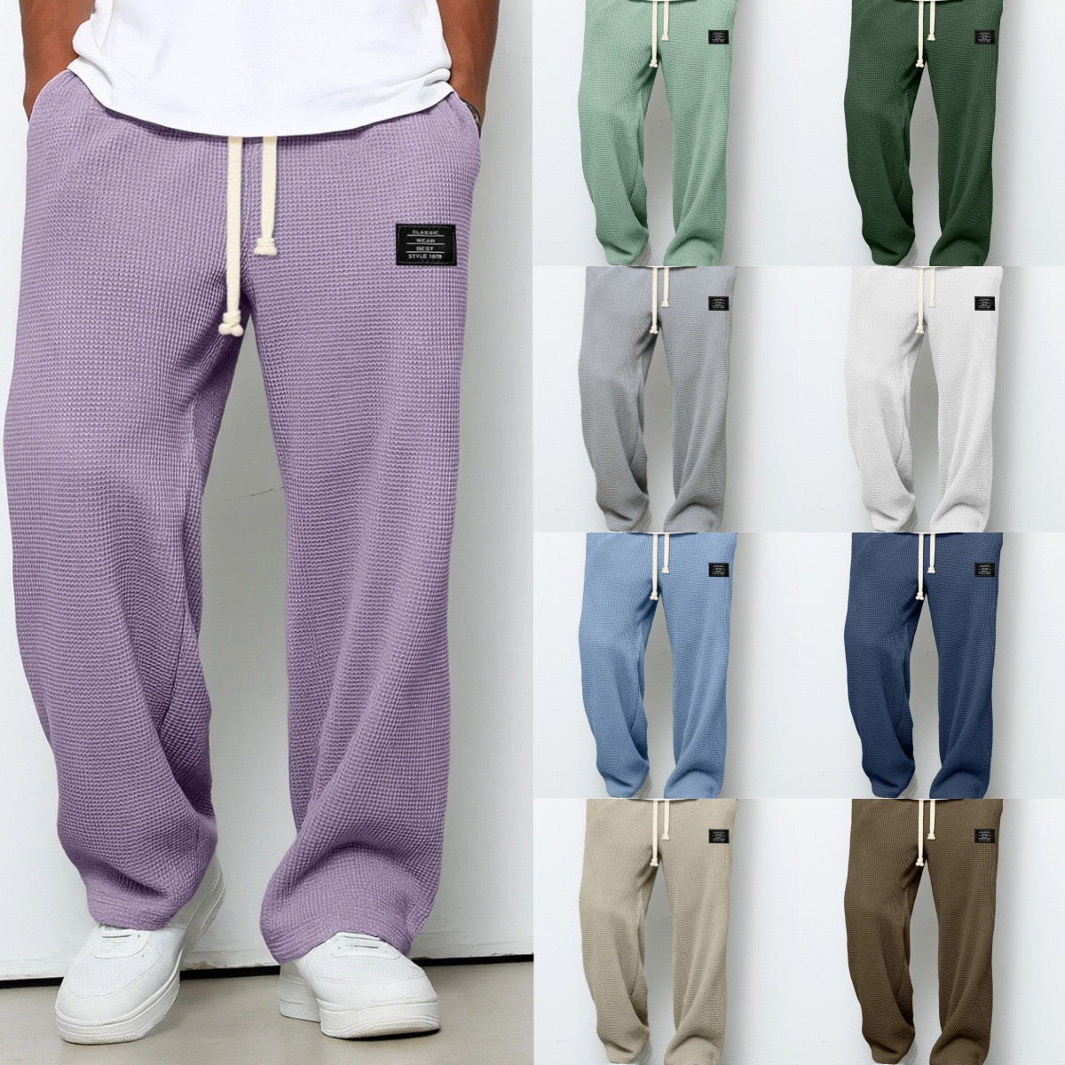 Samuel | Wide Pants with Adjustable Waist