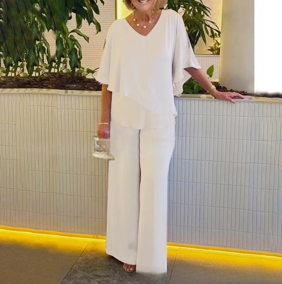 Martha - Comfortable Set with Wide Legs