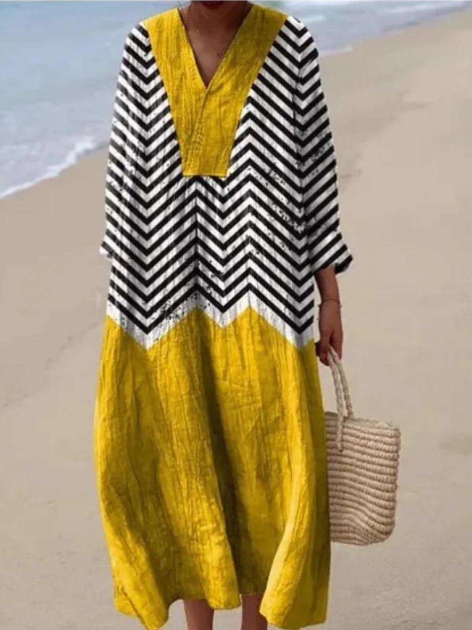 Olivia - Printed Vintage Dress