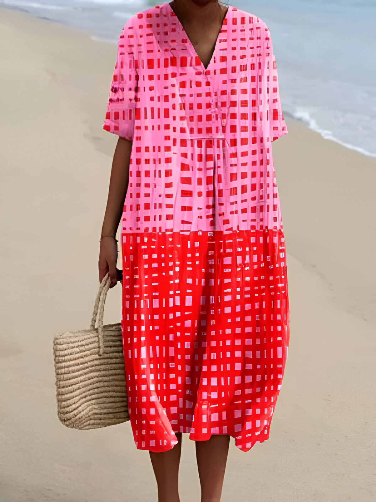 Viena™ - Summer Breeze Printed Dress