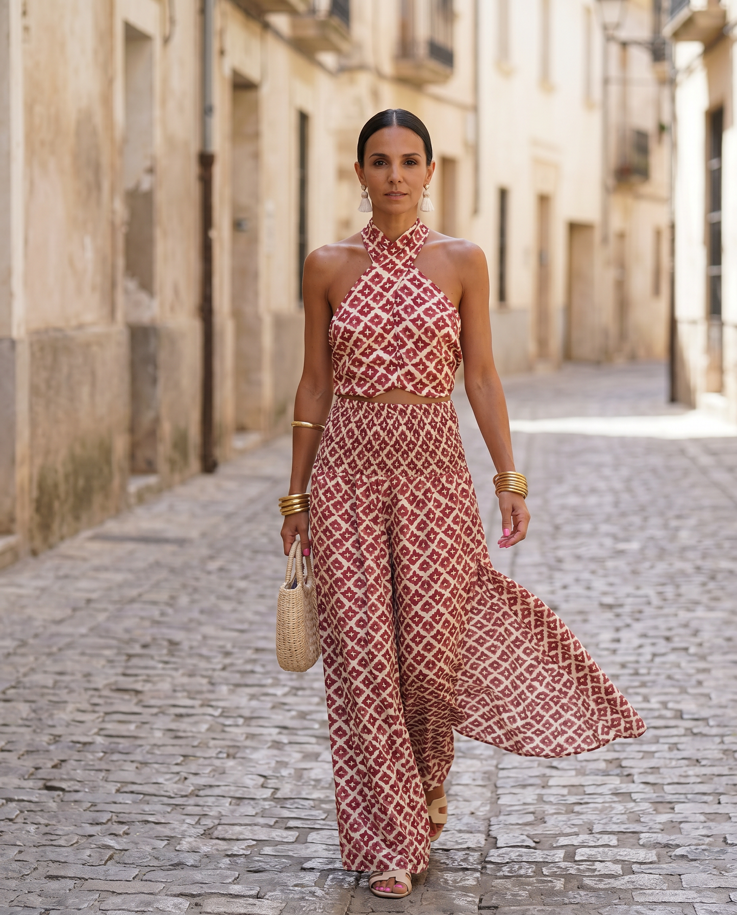 Elsa | Elegant two-piece set with off-shoulder design