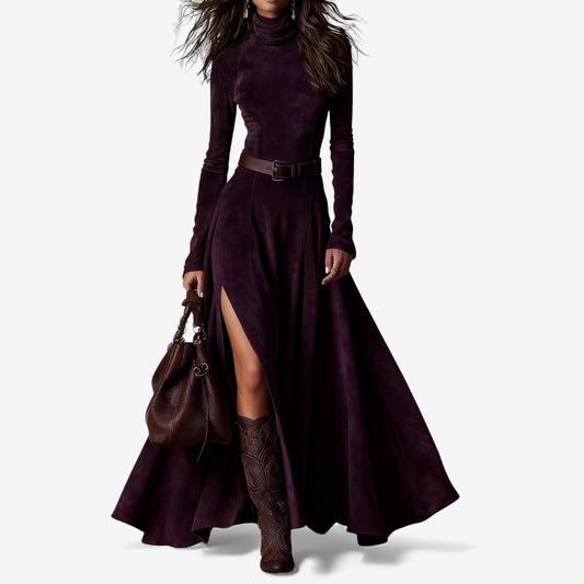 SANNE™ | Long Dress with Elegant Waist and Flowing Movement for Day and Evening