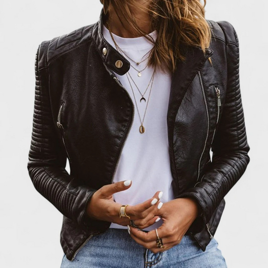 SANTANA™ | Elegant Leather Jacket