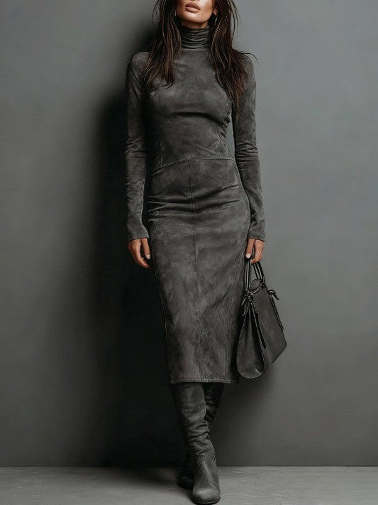 Lorena | Long Midi Dress Brown
