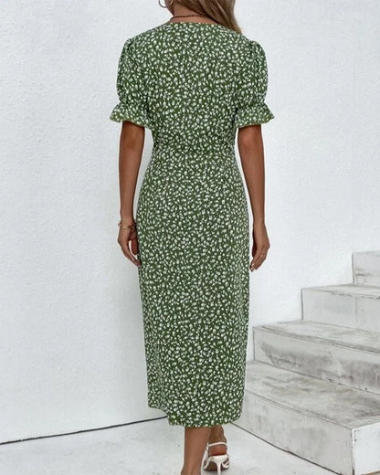 Sophie | Elegant and Comfortable Midi Dress with Floral Print