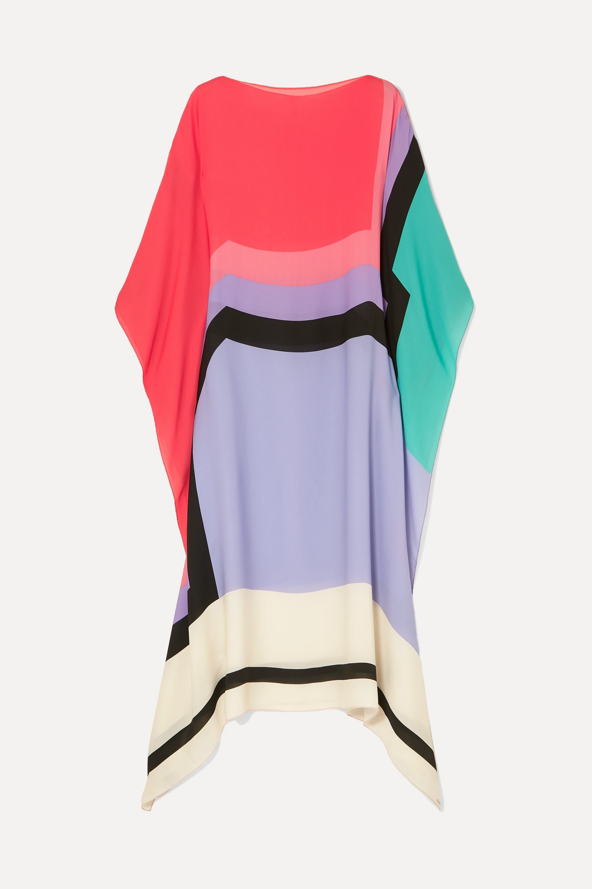 Aurora | Boho Chic Caftan with Graphic Print