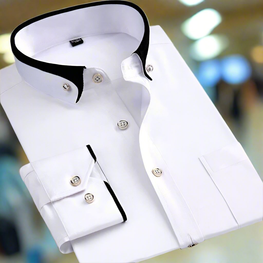 Adalbert | Classic Cotton Long Sleeve Shirt