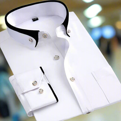 Adalbert | Classic Cotton Long Sleeve Shirt