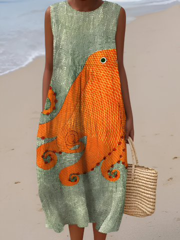 Tess™ Oceanic Midi Dress