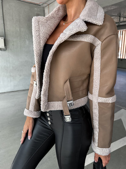 Faux Leather Jacket