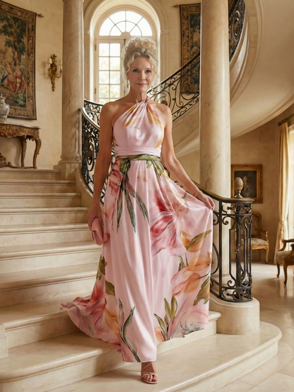 Annabelle | Light Floral Maxi Dress