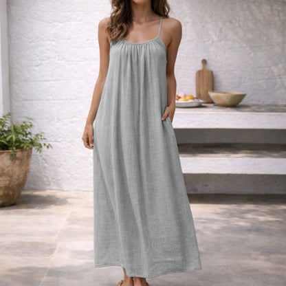 ISLA | Breezy Maxi Dress with Adjustable Waist for a Perfect Custom Fit