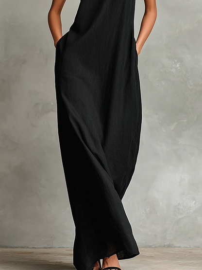 Chiara | Maxi Dress with High Neck