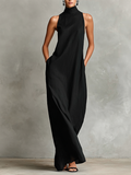 Chiara | Maxi Dress with High Neck
