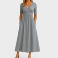 Eleanor | Elegant Midi Dress with Pockets