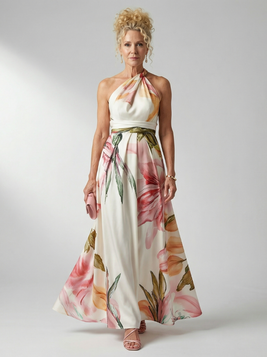 Annabelle | Light Floral Maxi Dress