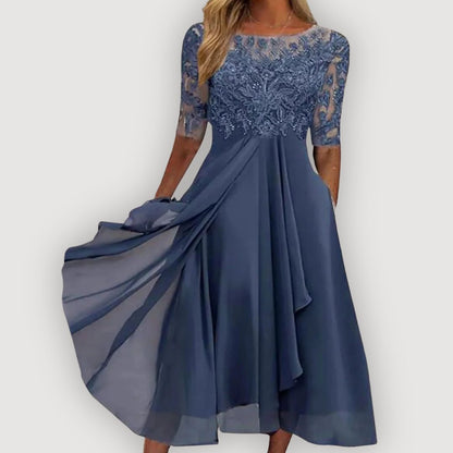 LYRIC | Flattering Midi Dress for Effortless Grace and Formal Events