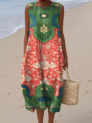 Vera™ Bohemian Midi Dress
