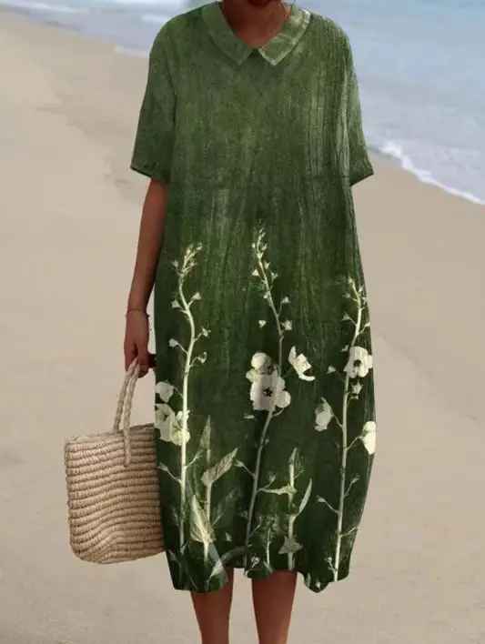 Merel - Vintage Floral Maxi Dress