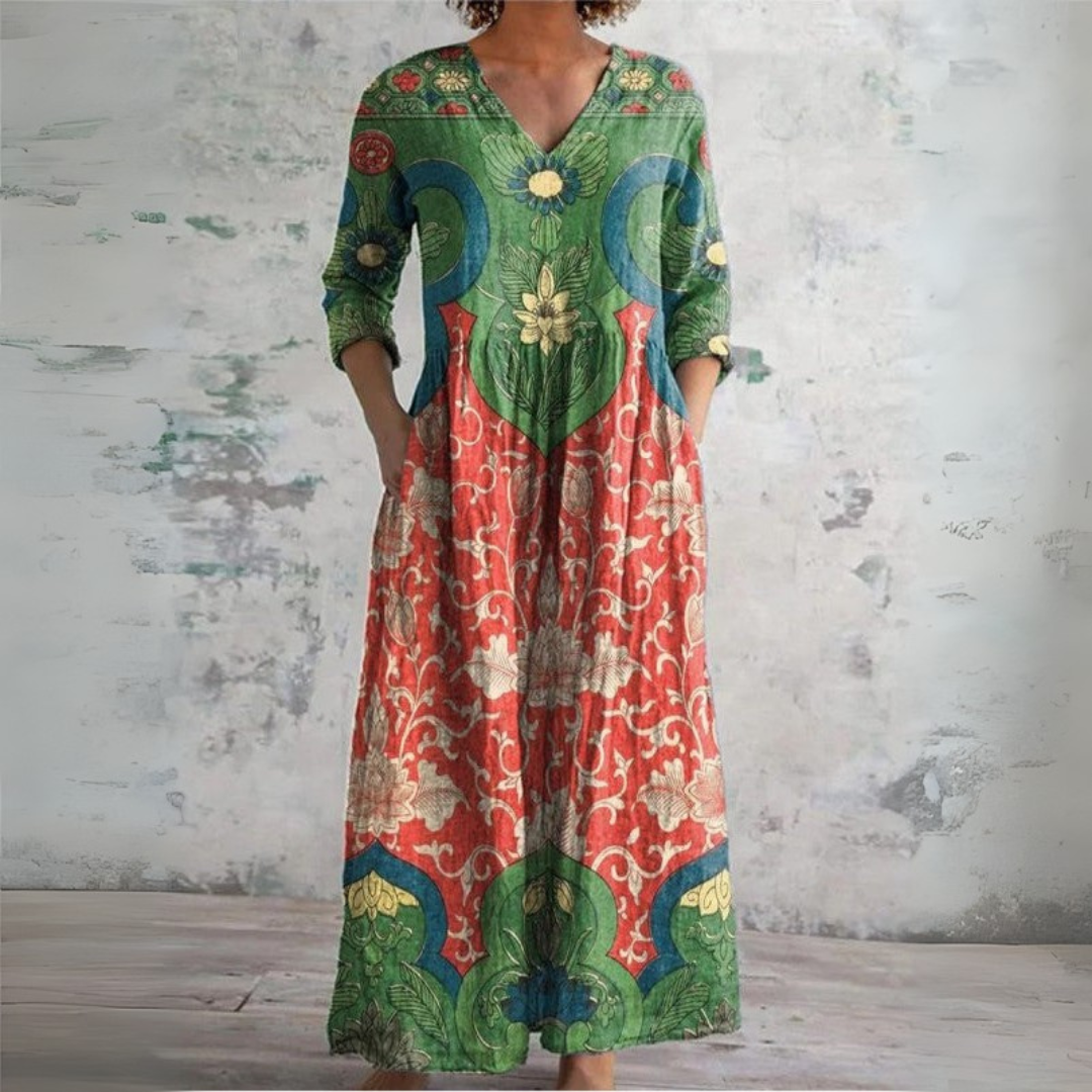 Judith |  Floral Maxi Dress