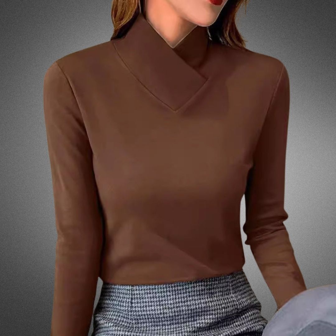Isabelle | Sculpted Soft High Collar
