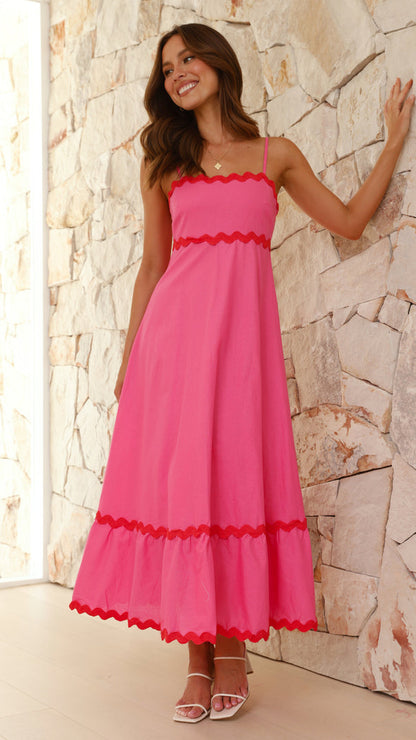 CLARA | LONG DRESS THAT ACCENTS SUMMER FEMININITY