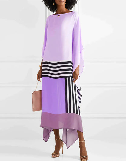 Aurora | Boho Chic Caftan with Graphic Print