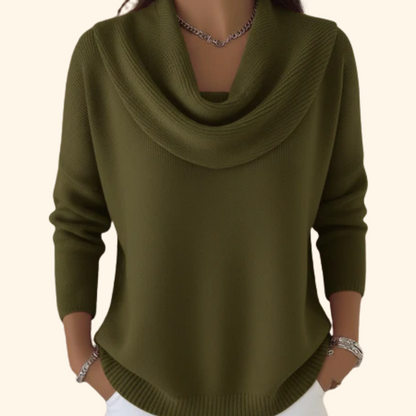 Victoire™ | Soft Pullover with Cowl Neck