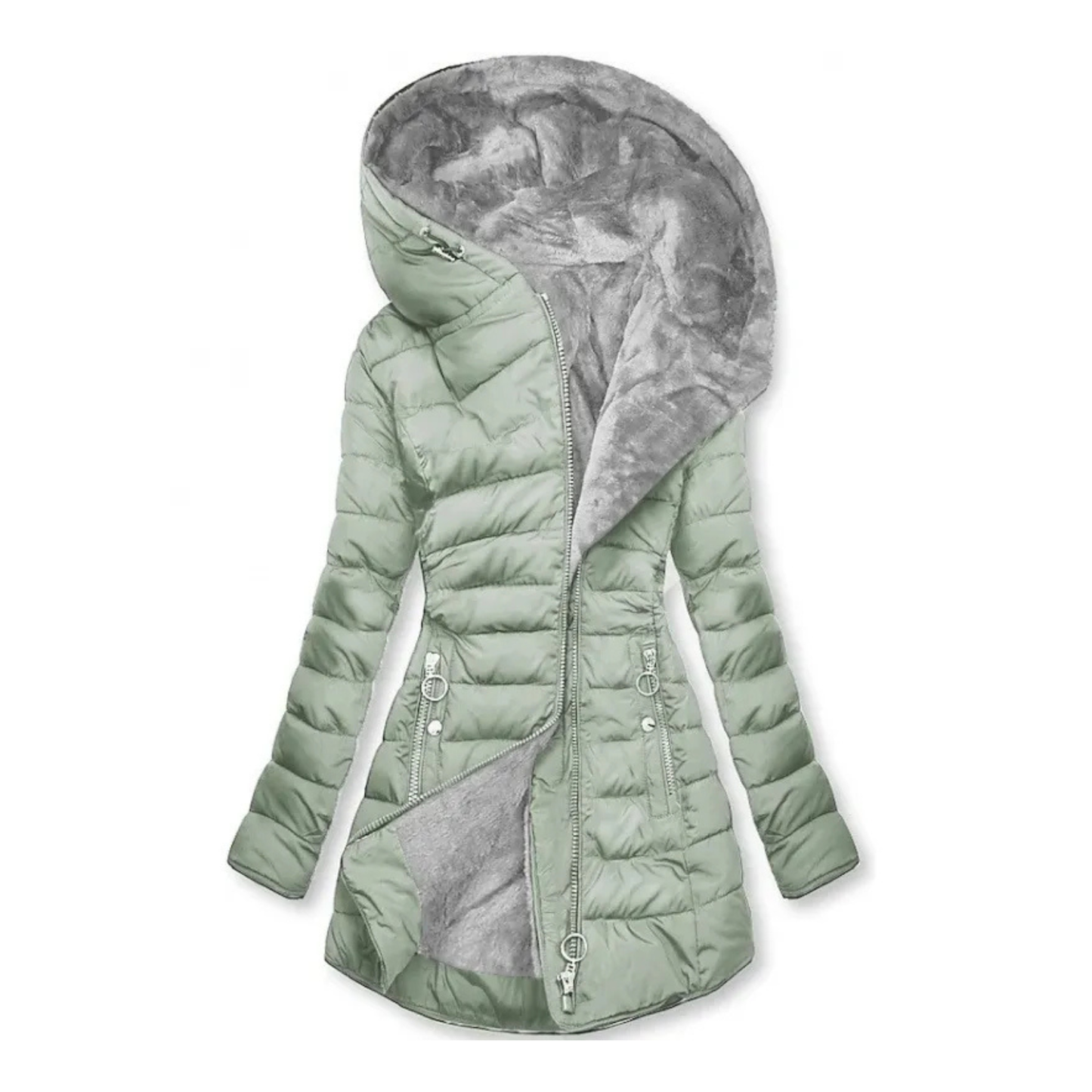 Giulia | Long Winter Coat with Thermal Protection and Elegant Daily Style