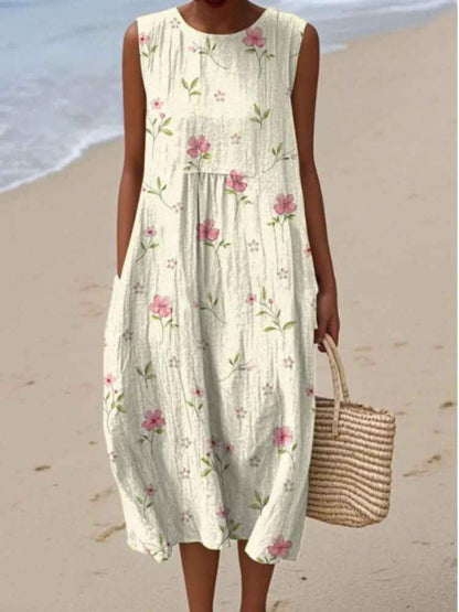 Flora - Coral Bloom Dress