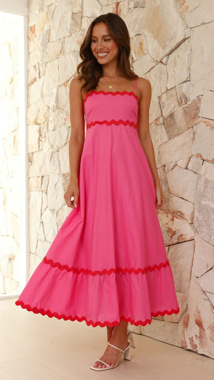 CLARA | LONG DRESS THAT ACCENTS SUMMER FEMININITY