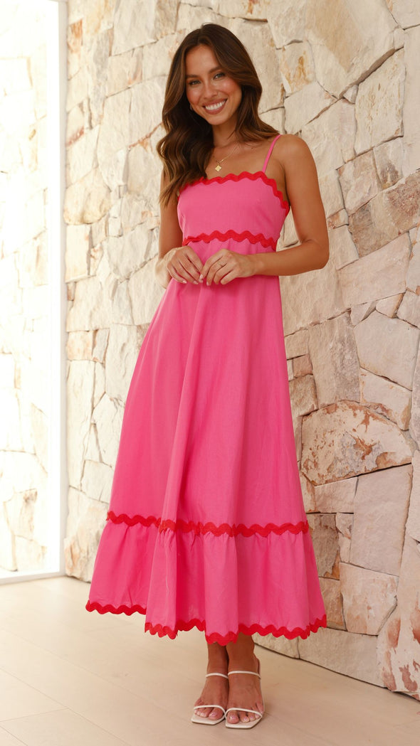 CLARA | LONG DRESS THAT ACCENTS SUMMER FEMININITY