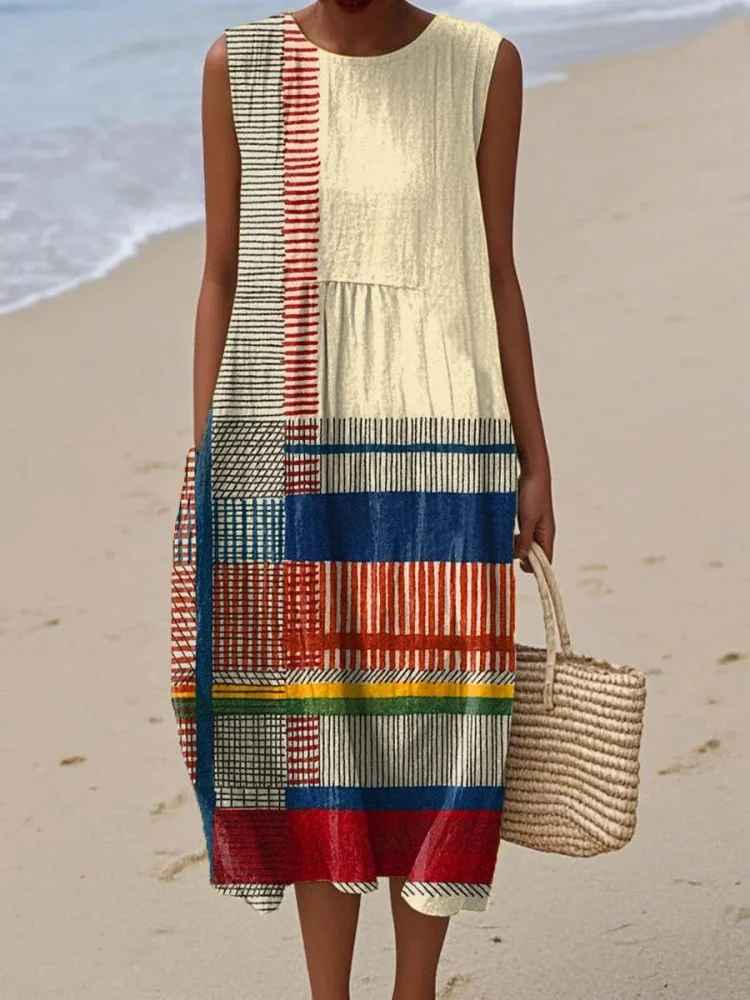 Poppy - Modern Patchwork Dress