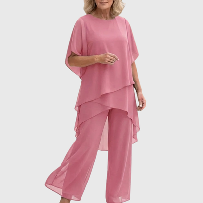 ELARA | Fluid Palazzo Set for Elegant Comfort and Style