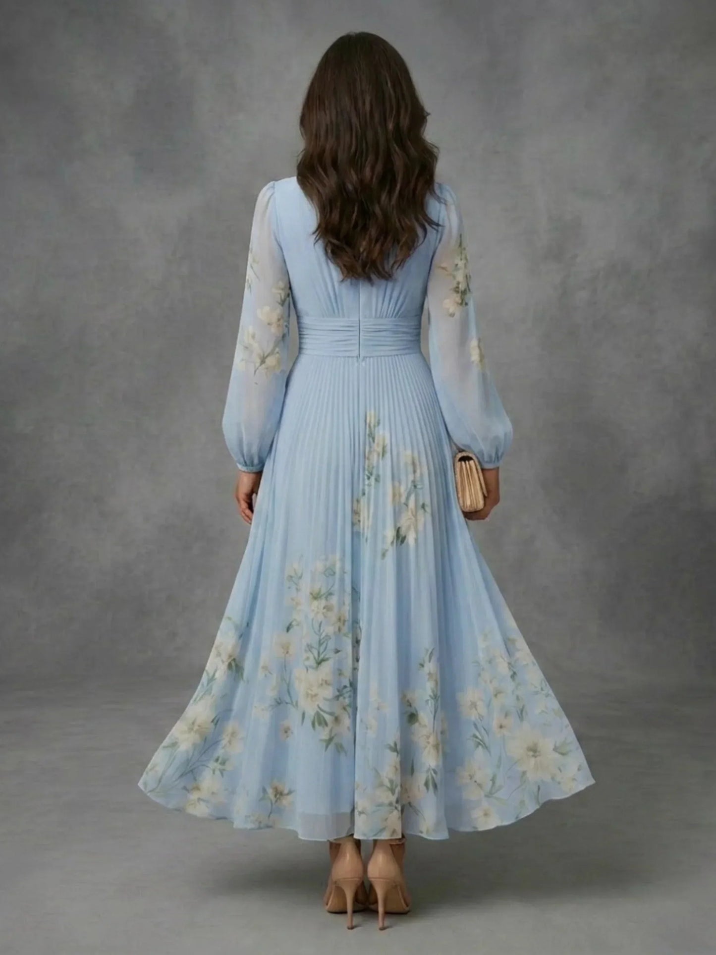 Mathilda | Floral Chiffon Dress