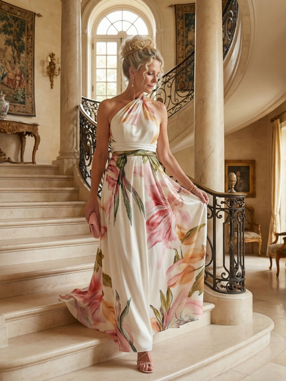 Annabelle | Light Floral Maxi Dress
