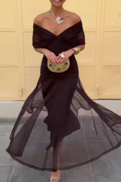 ISABELLA | Elegant Maxi Dress with Flattering Waist and Timeless Class