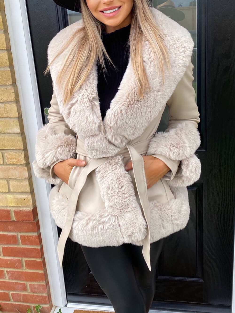Freya Coat with Belt