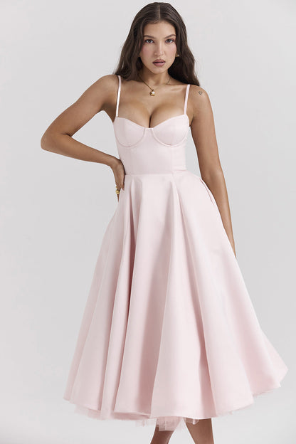 YLIANA | Romantic Summer Midi Dress
