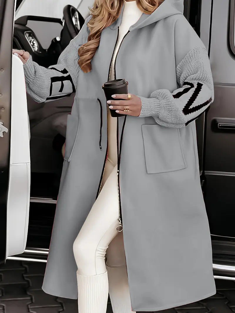 EVELINA | Elegant Coat with Hood that Offers Refinement and Daily Comfort