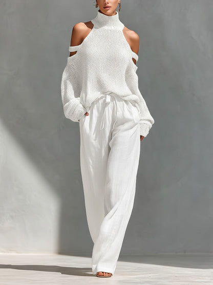 Anthea | Relaxed Cold-Shoulder Two-Piece Set