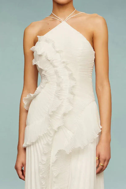 LIYANA | Spiral Ruffle Dress