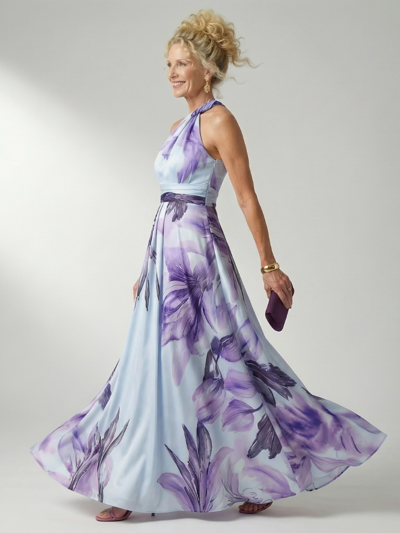 Annabelle | Light Floral Maxi Dress